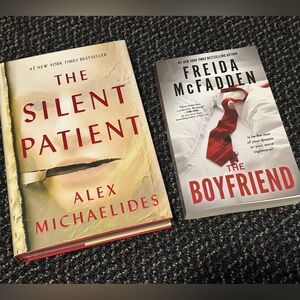 Psychological thrillers The Silent Patient and The Boyfriend Book Set